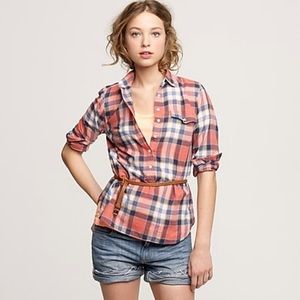 J. Crew Madras Popover